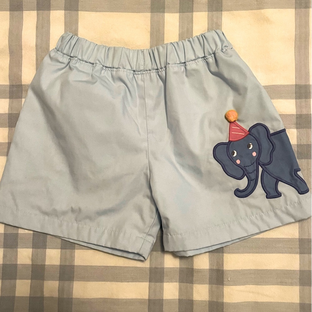 The Beaufort Bonnet Company Birthday Celebration shorts. Size 3T